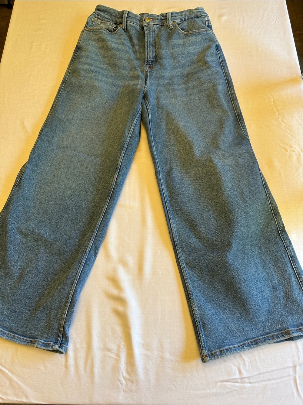 Classic Wide-Leg Women's Jeans - Blue